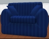 Dark Blue Stripe Chair
