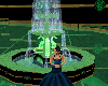 emerald b/room fountain