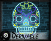 o: Neon Sugar Skull