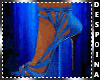 ~D3~Electric Blue Heels