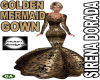Golden Mermaid Gown
