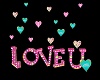 Easter "Love U" Animated