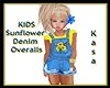 KIDS Sunflower Overalls