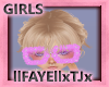 Kids Pink Fur Glasses