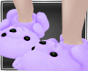 Purple Bear Slippers