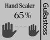Male Scaler hands 65%