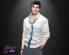 [DS] Blue tie shirt M