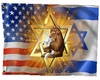 USA ISAEL Lion Juda Flag