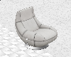 White Leather Kiss Chair