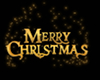 Gold MerryChristmas Sign