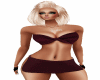 BurgundyTwistedBikini