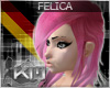 +KM+ Felica Pink Glitter