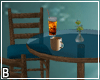 Teal Drinks Table
