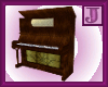 Gold Wooden Player Piano