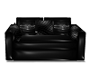 black latex leather sofa