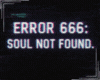 Error 666 Wall Poster