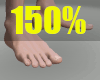 [G] Feet 150%
