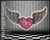 *SF*Fly Fly Pink Heart*~