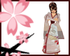 Nya~ Pink Floral Kimono