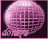 pink discoball sticker