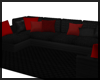 Big Couch - Black/Red ~