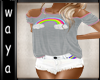 * RainBow Shorts Outfit*