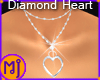 MJ Diamond+ Silver Heart