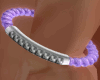 Purple Pearls Bracelet L