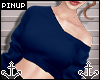 ⚓ | Slouch Top Blue