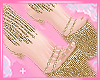 New year gold heels