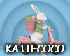 Bunny on scooter