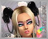 (L)Rose Horns: Black F