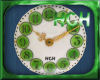 Clock - Emerald Green