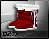 D- Red Xmas Boots