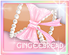:G:Pearls + Bow Bracelet
