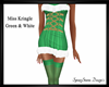 Miss Kringle Dress Green