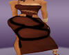 (MS)LMP Fine Brown Dress