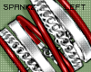 !!S Braces Maroon Left