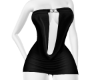 Draped mini black