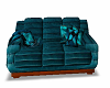 Teal Couch with pose
