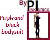 PI - Prpl/Black Bodysuit