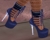 Blue Club Heels