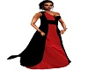 Gown Red Black