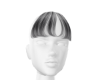-QT- Bangs 10 Charcoal