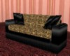 blk/leopard print couch