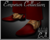 Emperor Red & Gold Shoes
