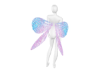glitter dragonfly wings