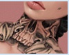 🖤Skull Neck Tattoo