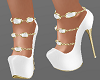 H/White Jewled Heels