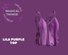 Lila Purple Top